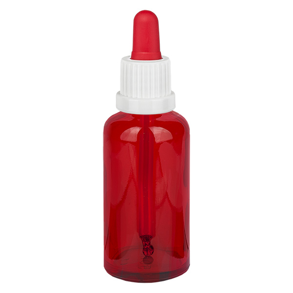 50ml pipetfles wit/rood OV RedLine UT18/50