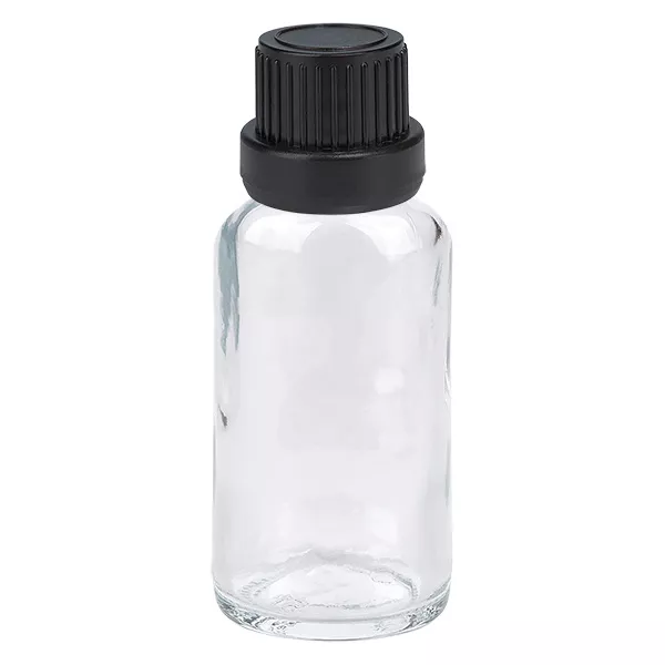 20ml druppelflesje 2mm zwart OV ClearL. UT18/20 20ml druppelflesje 2mm zwart OV ClearL. UT18/20