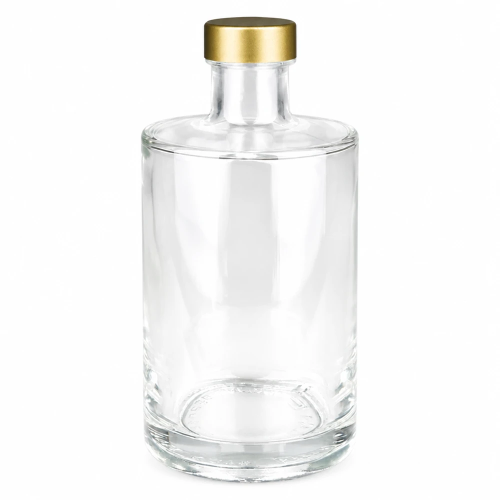 375ml glazen fles Sam met gouden UNiTWIST schroefdop transparant leeg Product foto