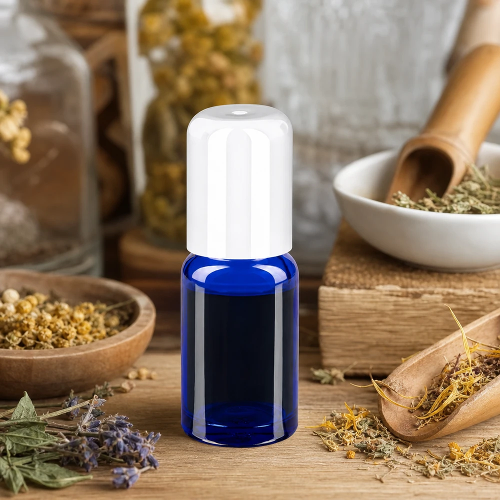 STD BlueLine Roll-On 10ml gemaakt van UV-beschermend blauw glas voor lichtgevoelige stoffen