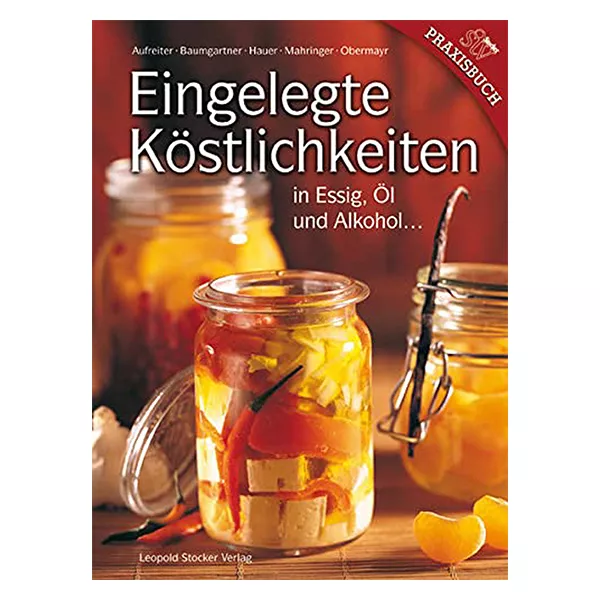 Gepekelde lekkernijen in azijn, olie en alcohol Gepekelde lekkernijen in azijn, olie en alcohol