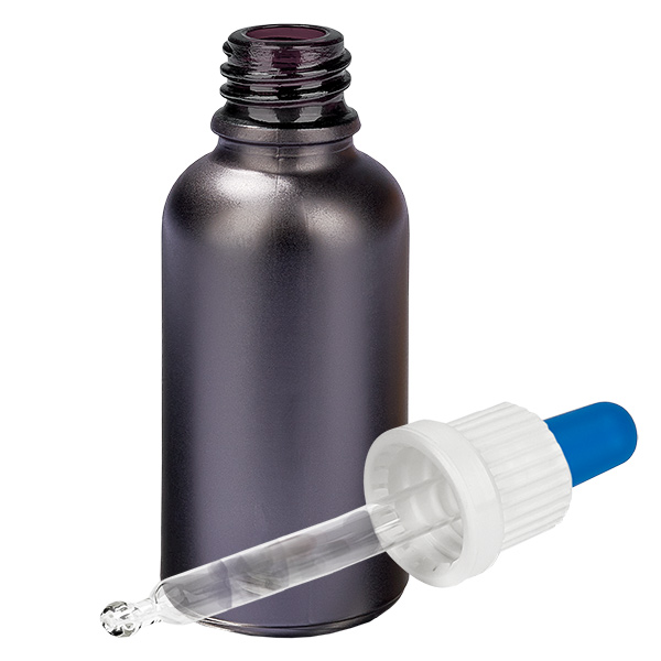 30ml pipetfles wit/blauw OV BlackLine UT18/30 30ml pipetfles wit/blauw OV BlackLine UT18/30