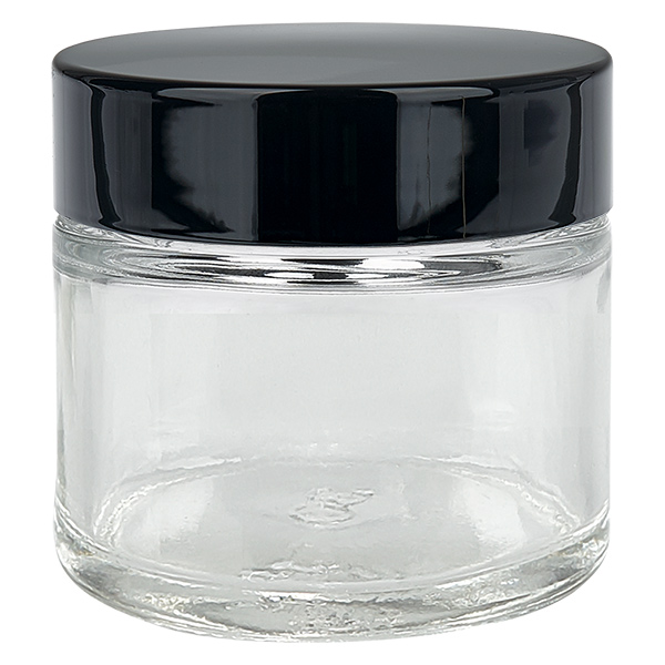 Glazen pot 60ml helder met deksel UNiTWIST Glazen pot 60ml helder met deksel UNiTWIST