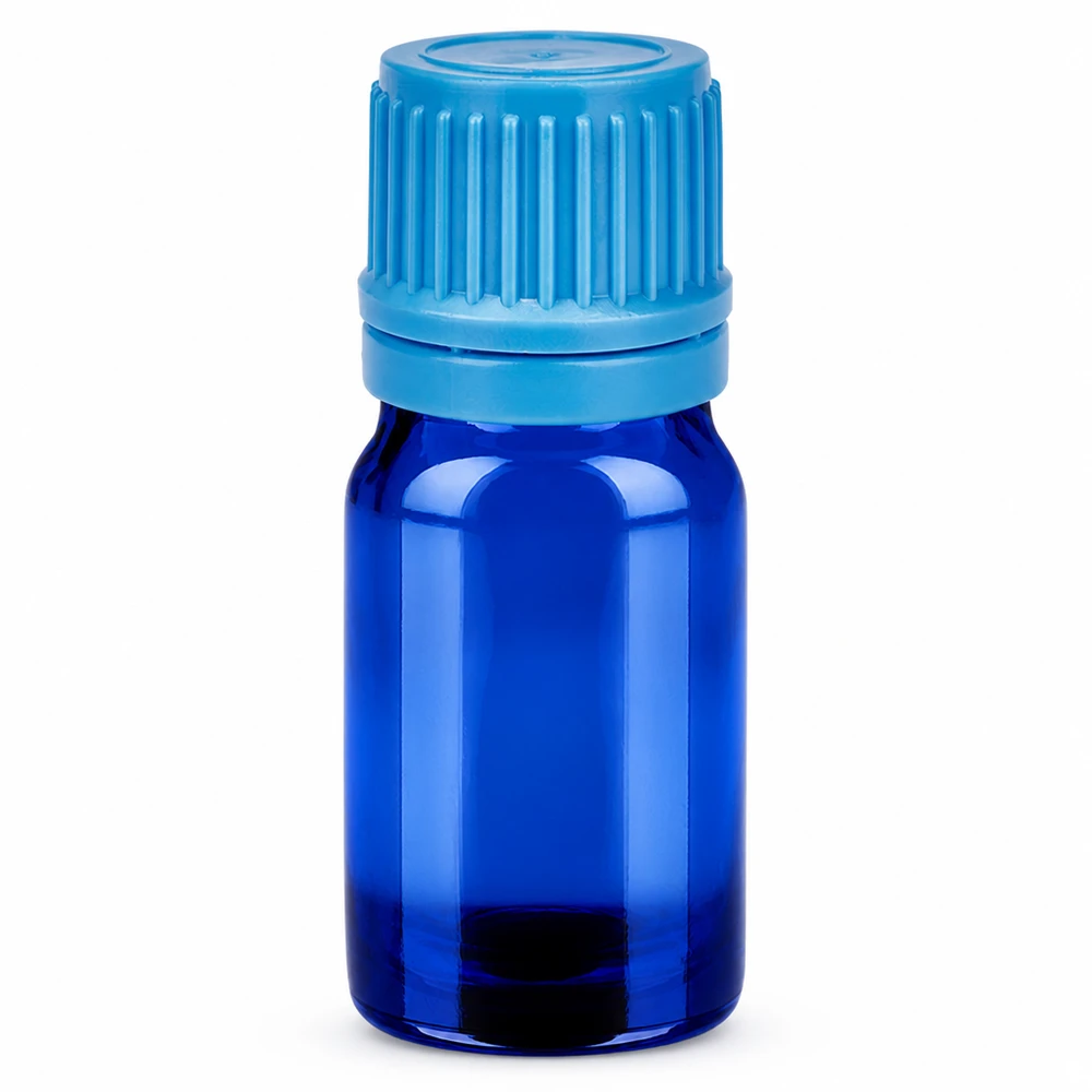 11mm schroefdopfles 5ml in blauw voor laboratorium- en farmaceutische toepassingen