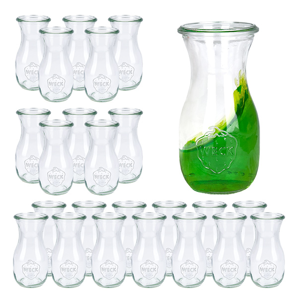 Set van 24 Weckpotten sapfles 290 ml Set van 24 Weckpotten sapfles 290 ml