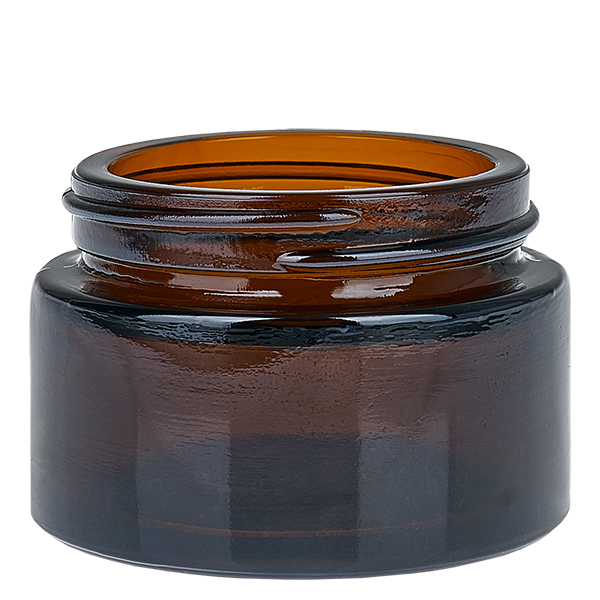 Glazen pot 30ml bruin met inlay deksel UNiTWIST Glazen pot 30ml bruin met inlay deksel UNiTWIST
