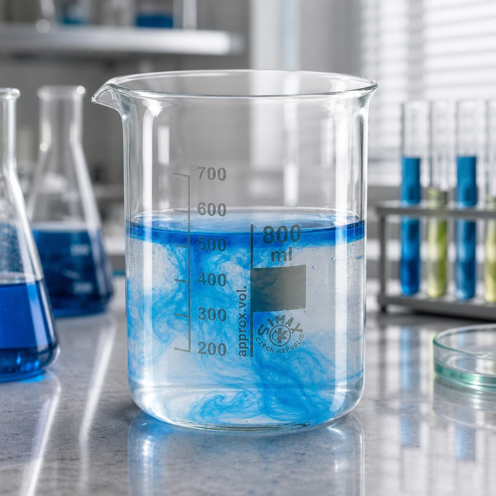 Borosilicaatglas beker 800ml lage vorm met stabiele constructie voor professioneel laboratoriumwerk