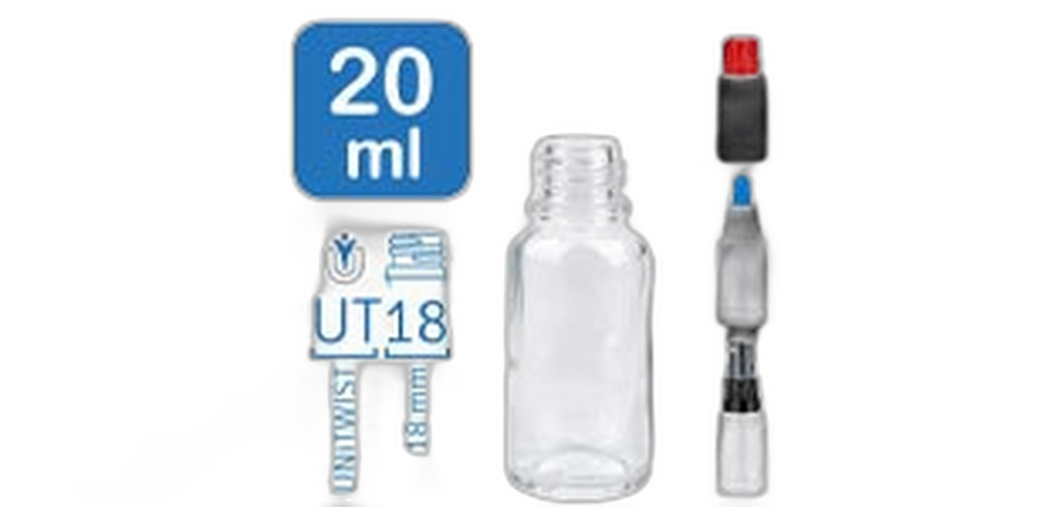 20ml ClearLine apothekersflacons UT1