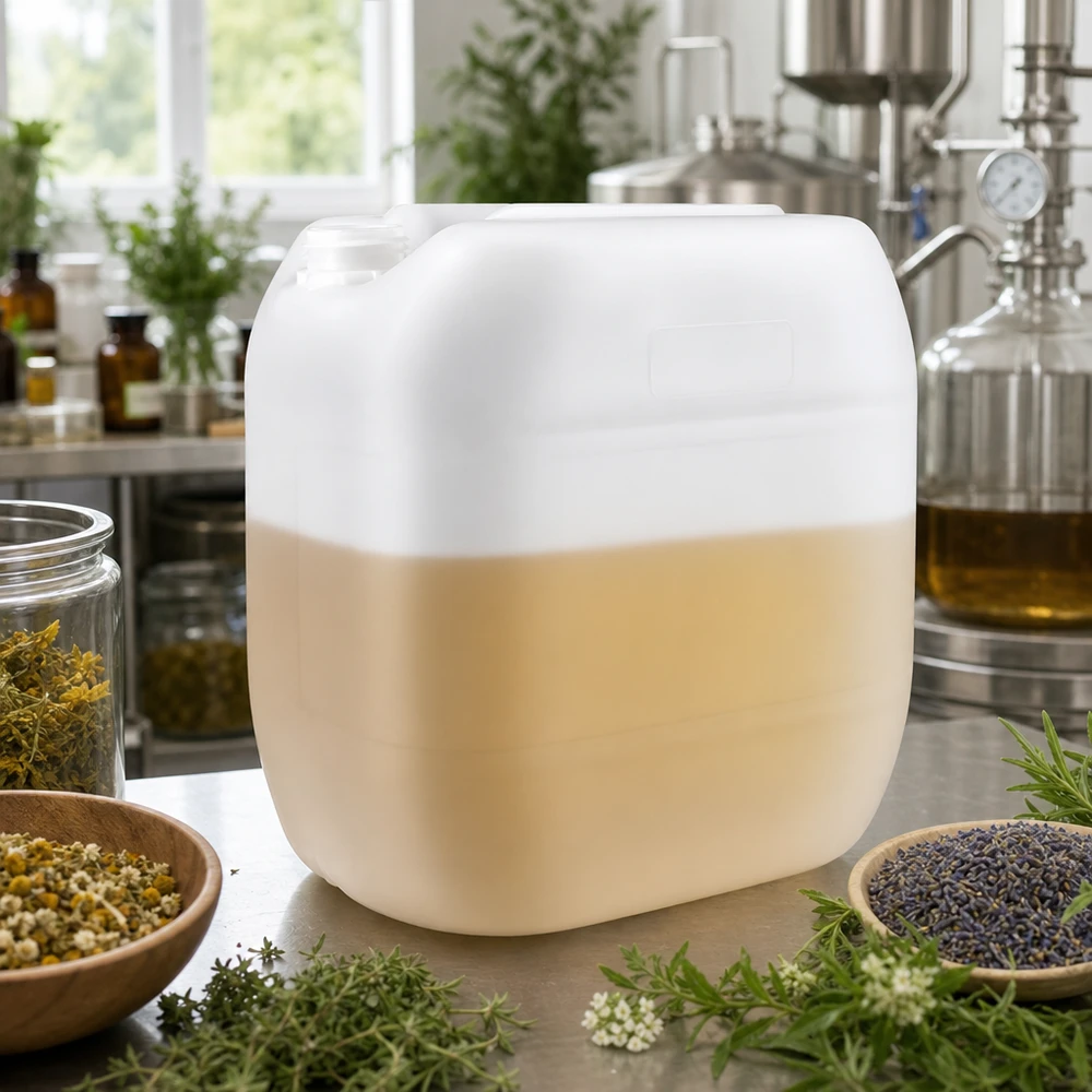 Grote jerrycan van 30 liter zonder sluiting, geschikt voor kruidenextracten en natuurlijke cosmetica