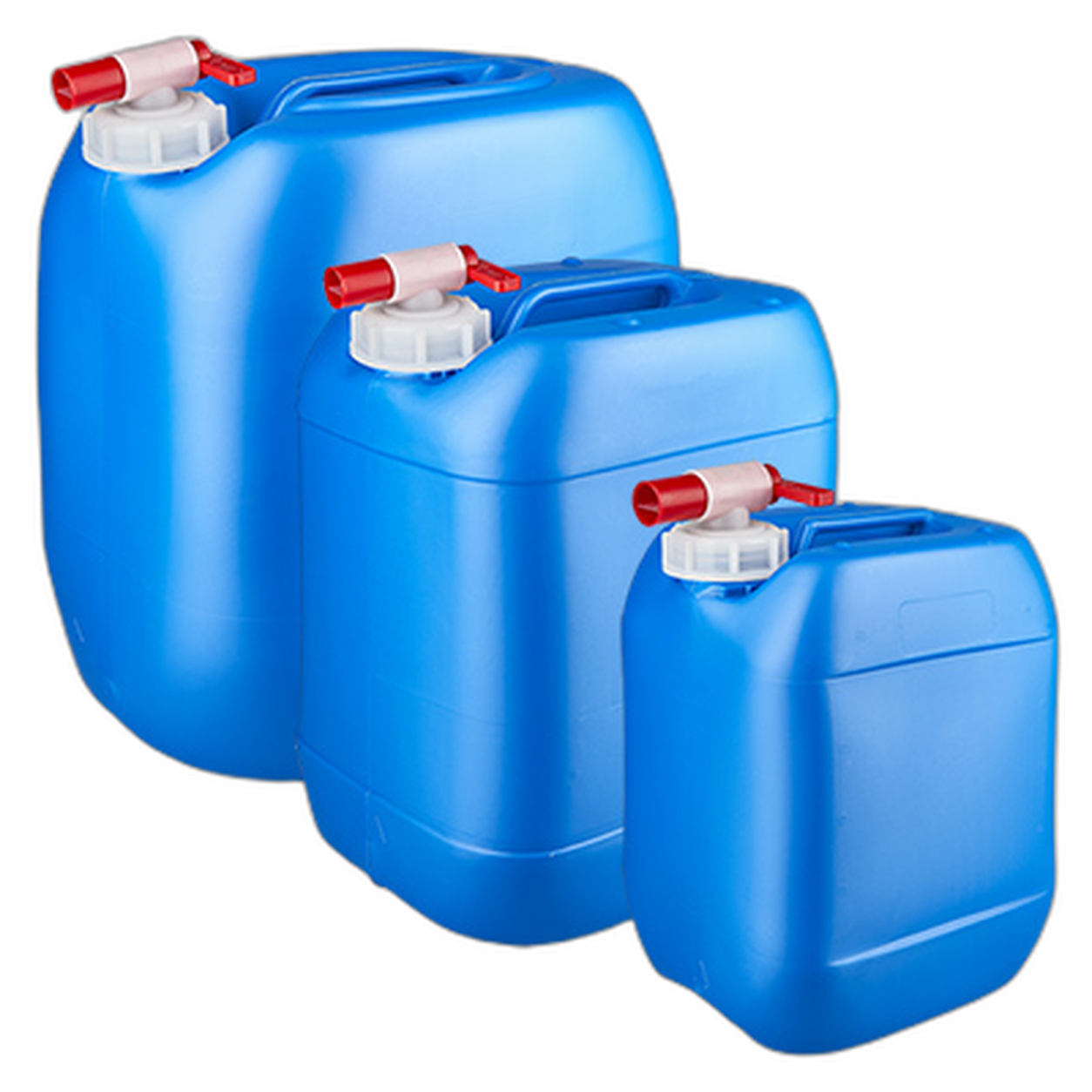 Jerrycan blauw met aftapkraan
