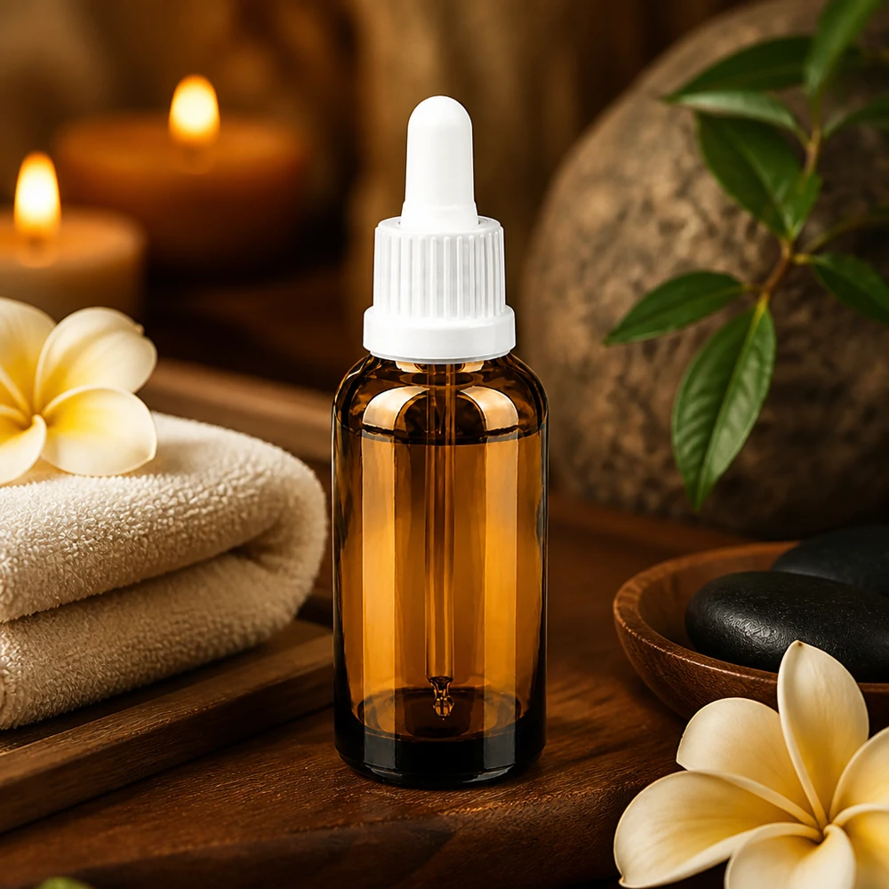 Professionele glazen fles van 30 ml met druppeldop, geschikt voor laboratoria en apotheken