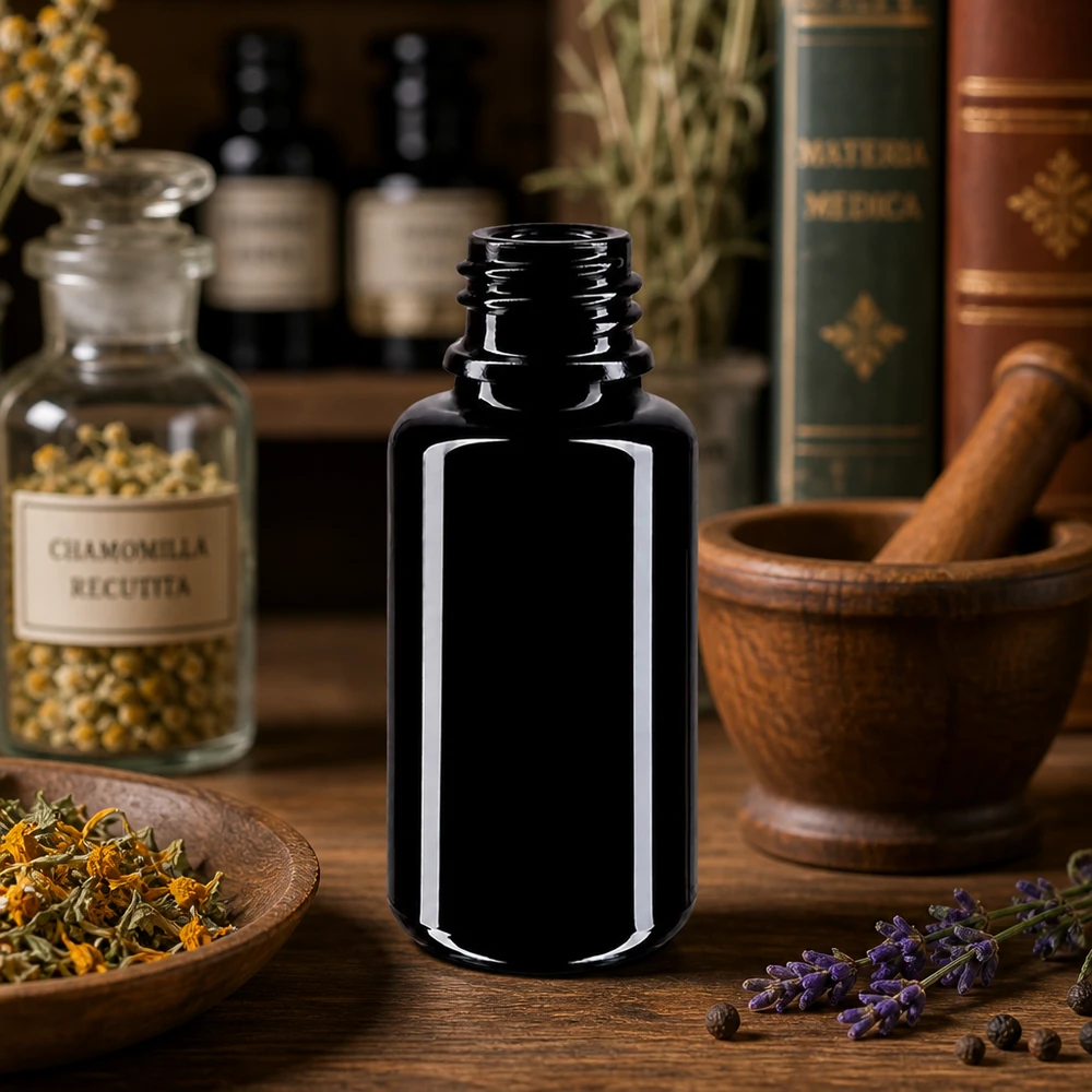 Violetglas fles 20ml DIN 18 (Mironglas) Professionele Miron violet glazen druppelfles Orion 20ml voor farmaceutische kwaliteit