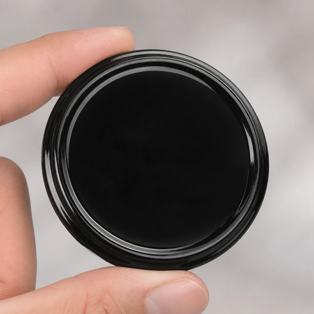 BasicSeal twist-off-deksel 82 mm, maat TO82, in diepzwart voor voorraadpotten