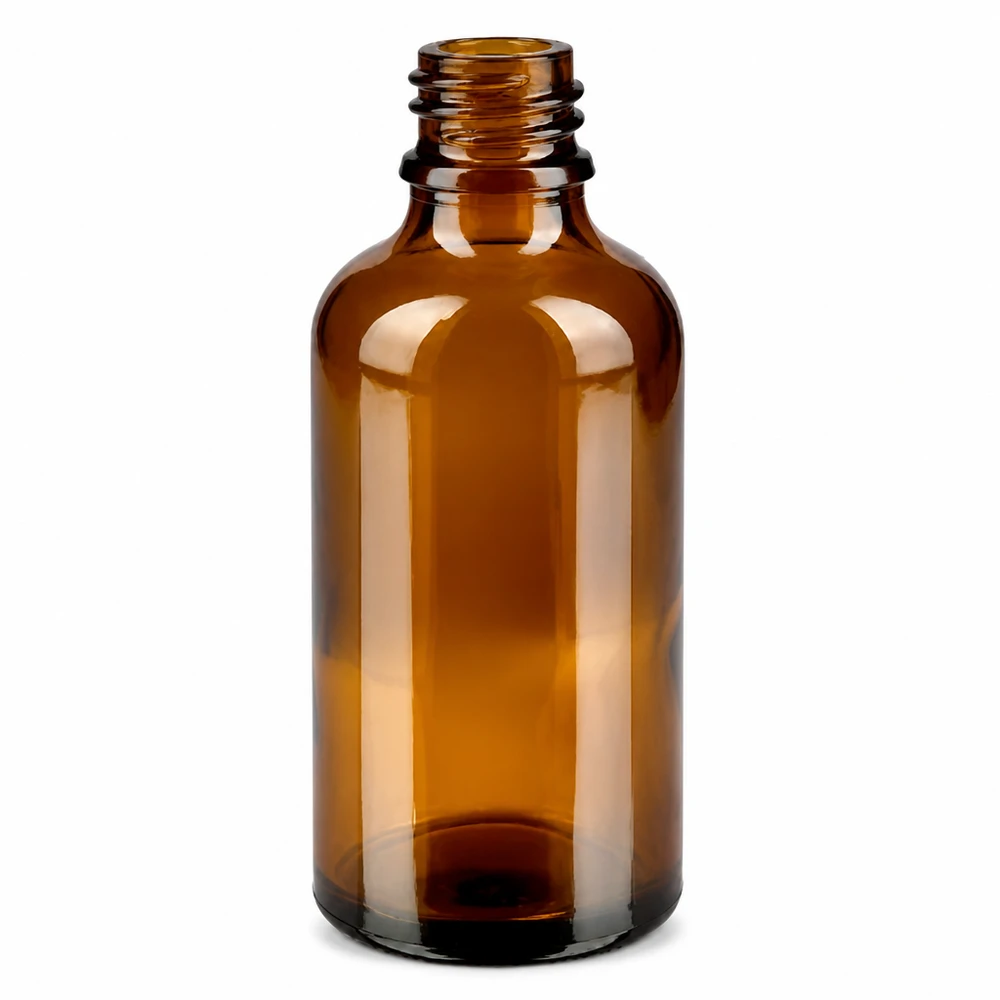 Bruin glazen flesje 50ml met pipetdop OV BrownLine UT18/50 voor etherische oliën
