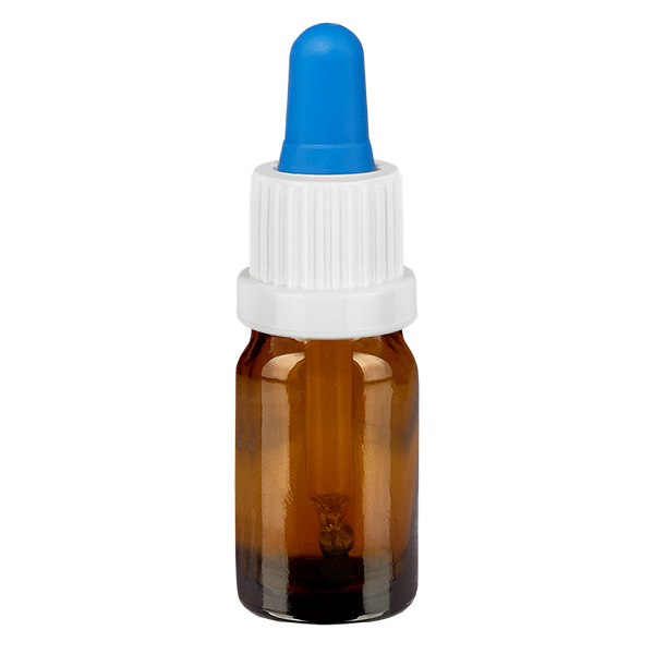 5ml pipetfles wit/blauw OV BrownLine UT18/5