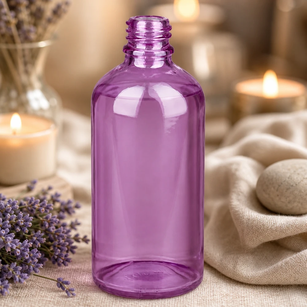 Compacte apothekersfles 100ml met UNiTWIST systeem, perfect voor op reis en onderweg