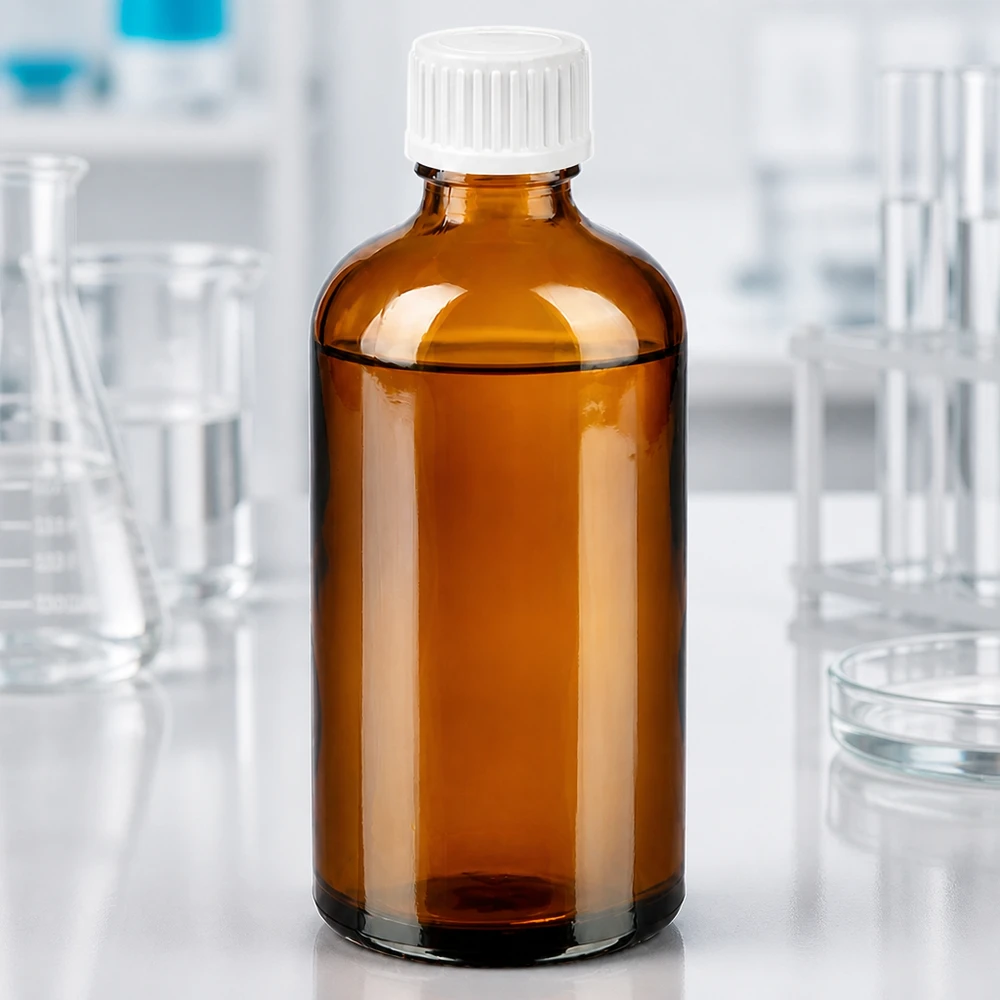 Hoogwaardige BrownLine apothekersfles met professioneel 0,9 mm druppelsysteem