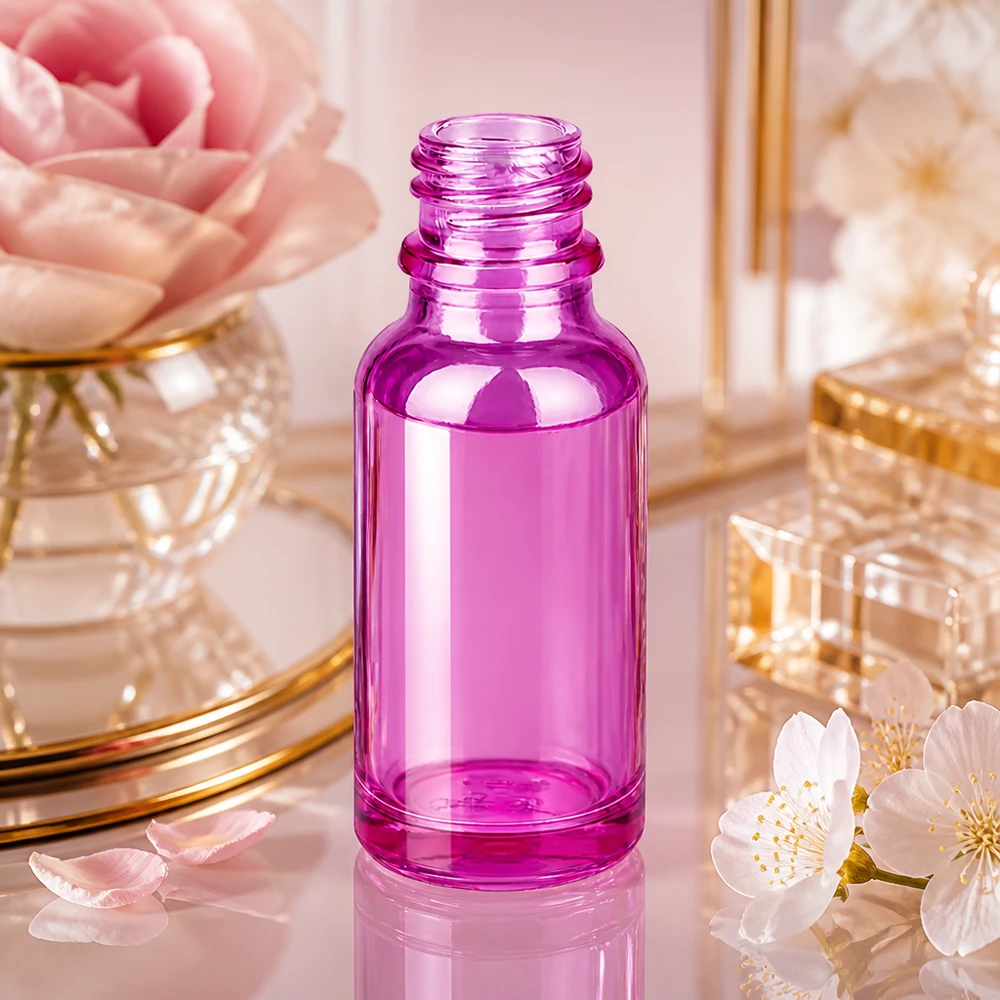 Premium 20 ml glazen fles PurpleLine paars transparant met beproefd UT18/20 UNiTWIST systeem