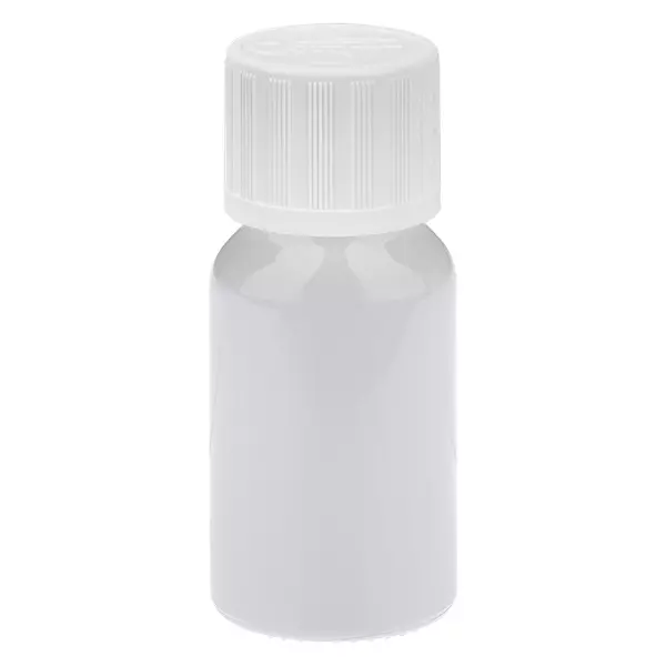 10 ml druppelflesje 1,2 mm wit standaarddop kindveilige sluiting WhiteLine UT18/10 10 ml druppelflesje 1,2 mm wit standaarddop kindveilige sluiting WhiteLine UT18/10