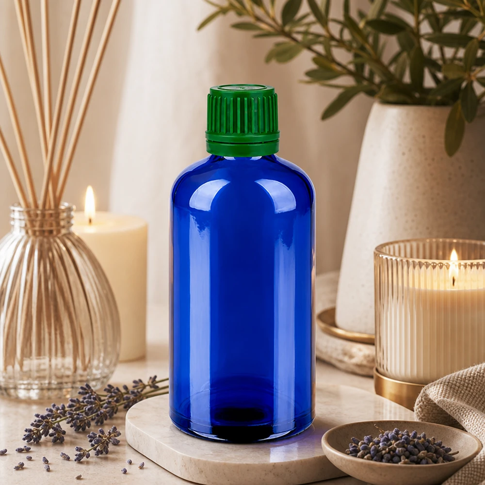 Handig flesje van 100 ml, ideaal voor reisporties van oliën en vloeibare preparaten