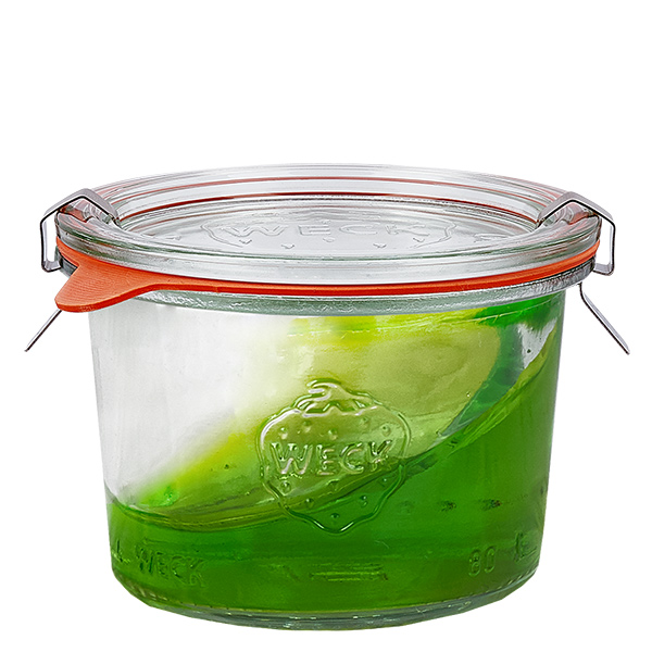 Set van 48 Weck 80ml bekers met 48 glazen deksels Set van 48 Weck 80ml bekers met 48 glazen deksels