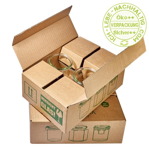 Set van 24 Weck-potten 370 ml bekers Set van 24 Weck-potten 370 ml bekers