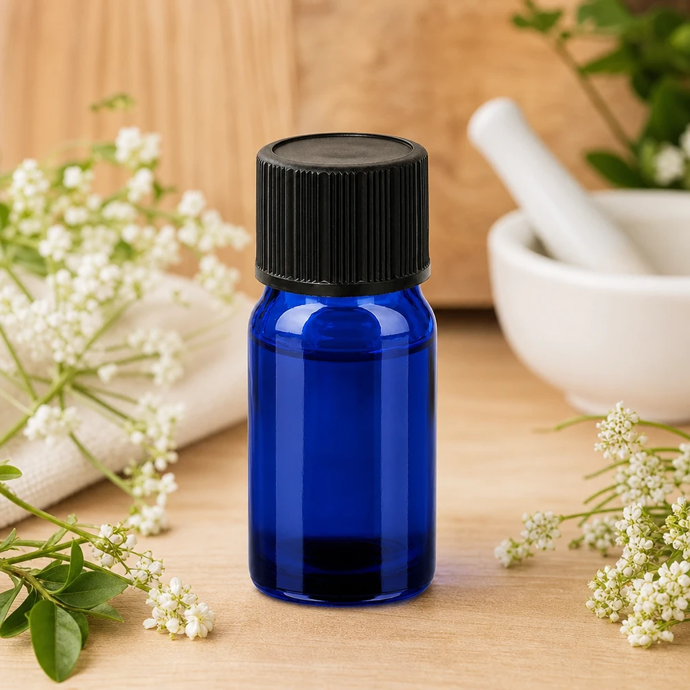 5ml druppelflesje 1mm zwart STD BlueLine UT18/5 Farmaceutische 5ml glazen fles met standaard schroefdraad UT18/5 voor medische toepassingen