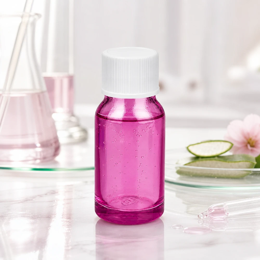 Premium 10ml flesje UT18/10 draad in violet, ideaal voor hoogwaardige essences en tincturen