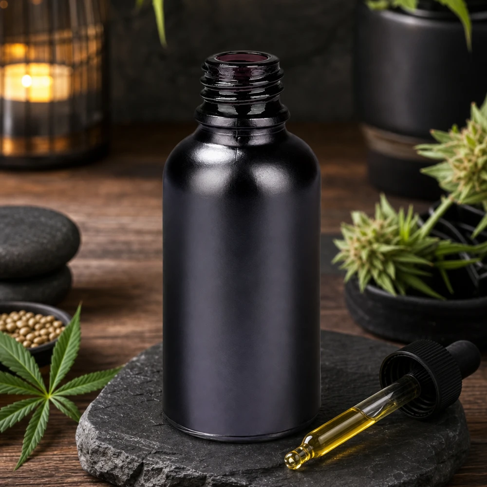 30ml BlackLine apothekersfles UT18/30 gemaakt van robuust glas geschikt voor laboratorium- en apothekersgebruik