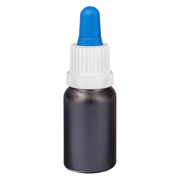 10ml pipetfles wit/blauw OV BlackLine UT18/10