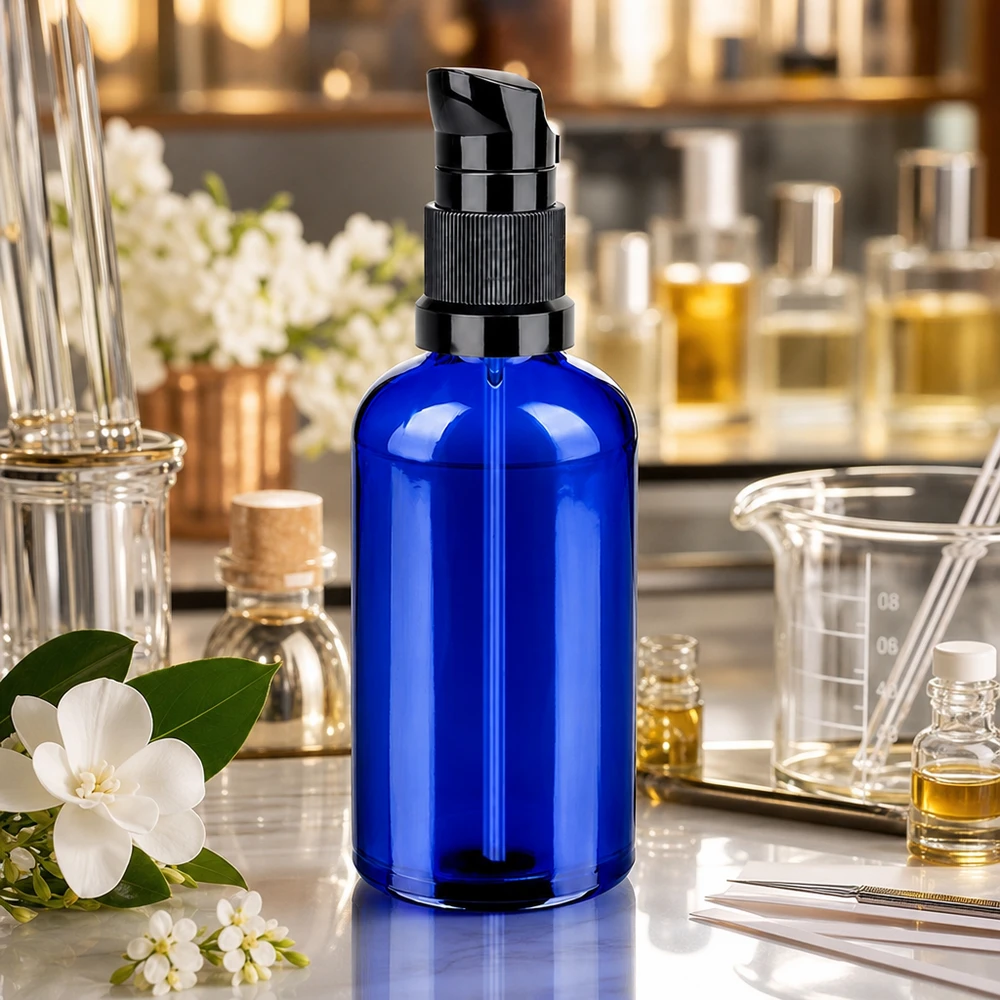 100ml pompflacon zwart STD BlueLine UT18/100