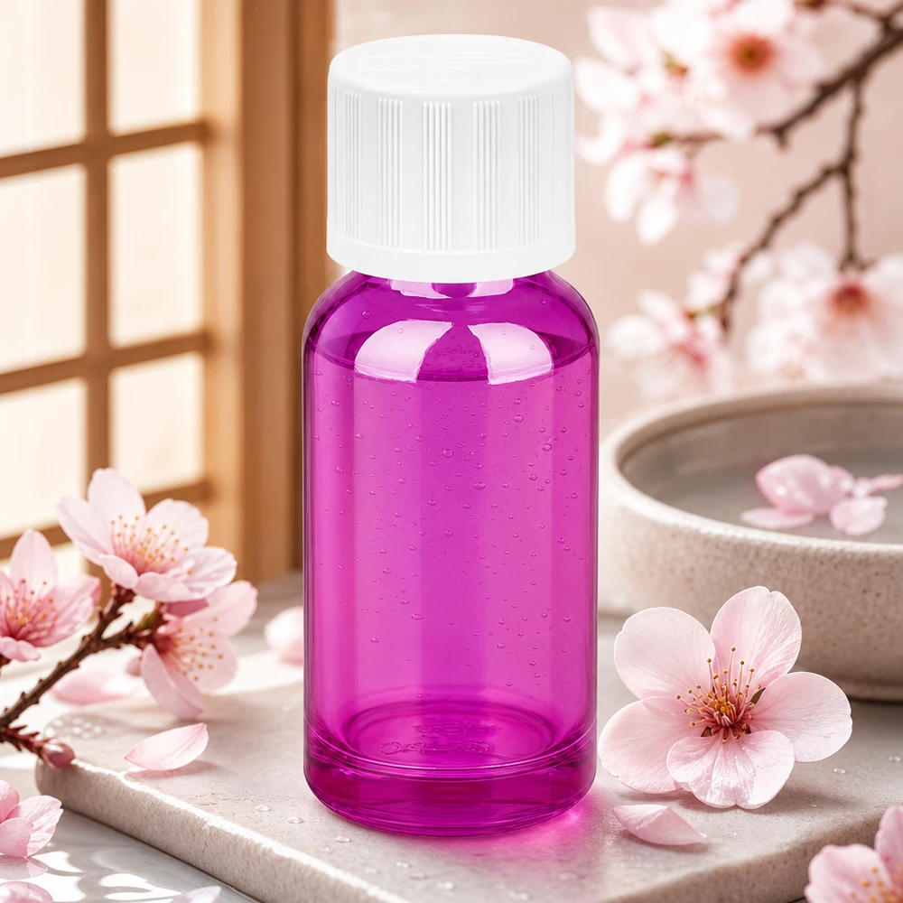 20ml flesje 11mm schroefdop wit standaard kindveilige PurpleLine UT18/20 Handig violet flesje 20ml met standaard schroefdraad, ideaal voor op reis en onderweg
