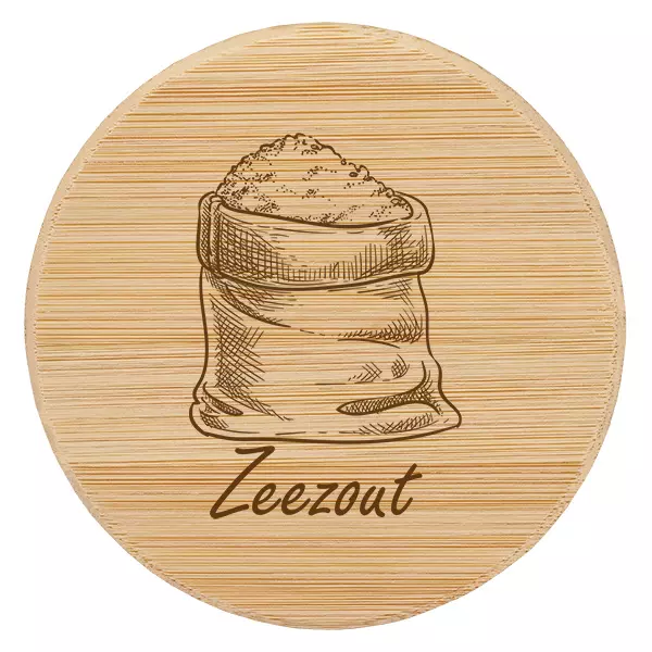 Houten deksel "Zeezout" voor WECK RR60 Houten deksel "Zeezout" voor WECK RR60