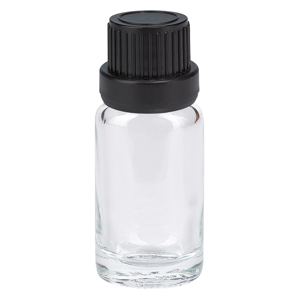 10ml flesje 11mm SV zwart OV ClearLine UT18/10 10ml flesje 11mm SV zwart OV ClearLine UT18/10
