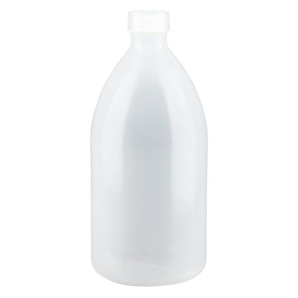 Nauwe hals laboratoriumfles 1000ml met schroefsluiting Nauwe hals laboratoriumfles 1000ml met schroefsluiting