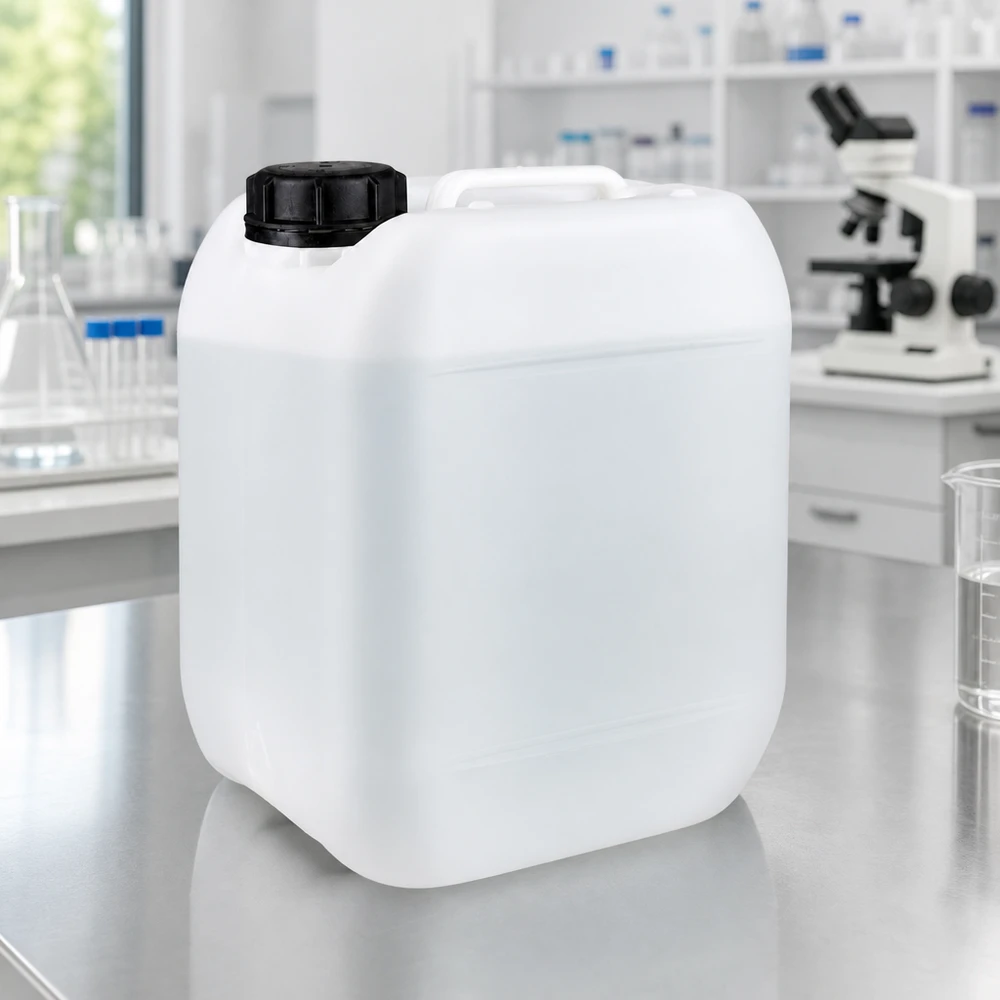 5l jerrycan, UN-toelating, met schroefsluiting Voedselveilige jerrycan van 5 liter, wit, met schroefdop, voor opslag
