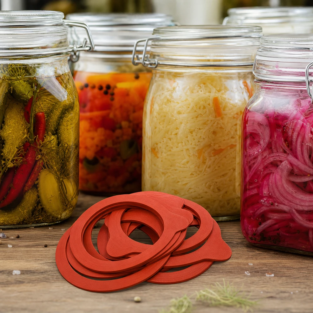 Weck-ring RR60 Inmaakringen RR60 Natuurrubber voor gefermenteerde groentepotten Zuurkool Kimchi Ingemaakte komkommers Uien