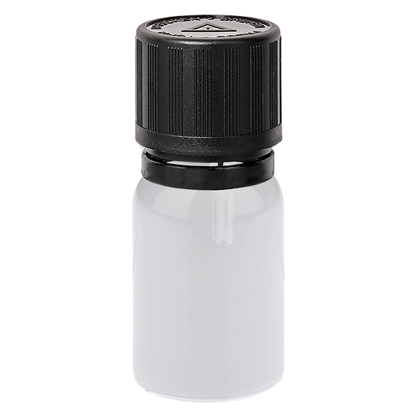 5 ml druppelflesje 1 mm zwart originele sluiting kinderveiligheid blindensymbool WhiteLine UT18/5