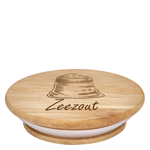 Houten deksel "Zeezout" voor WECK RR60 Houten deksel "Zeezout" voor WECK RR60