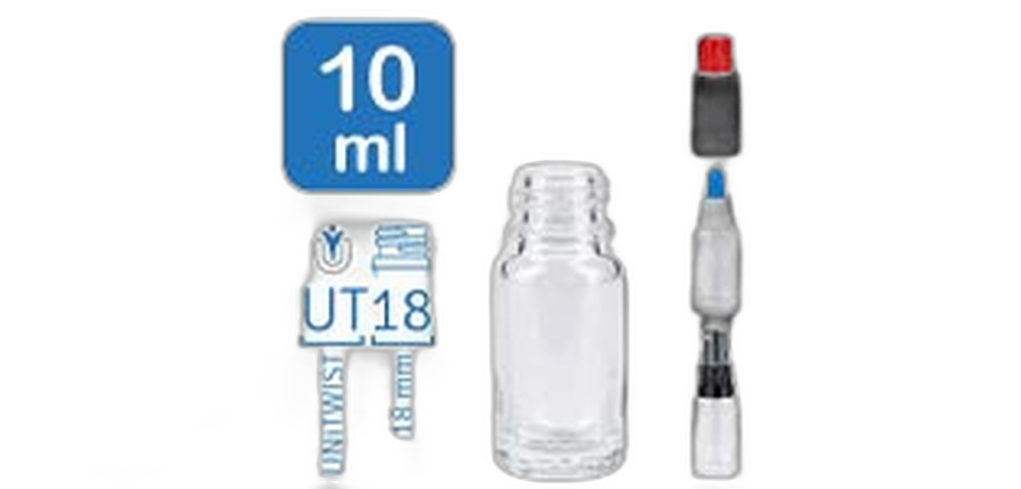 10ml ClearLine apothekersflacons UT18