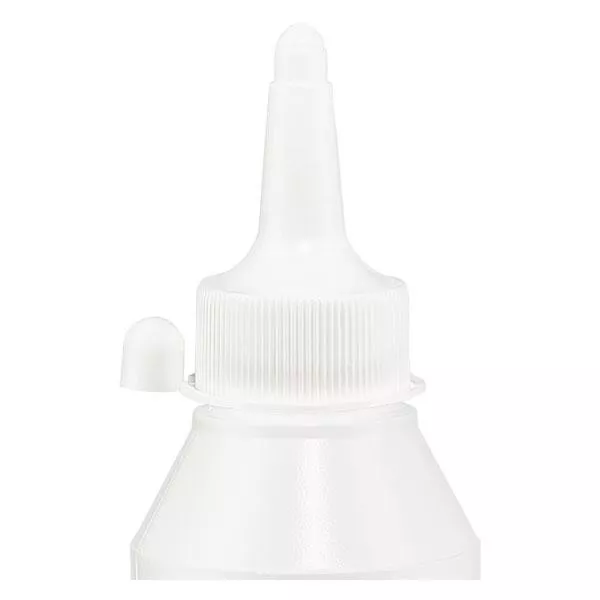 Sluiting 32 mm met sluitbandje en dop wit PP standaard