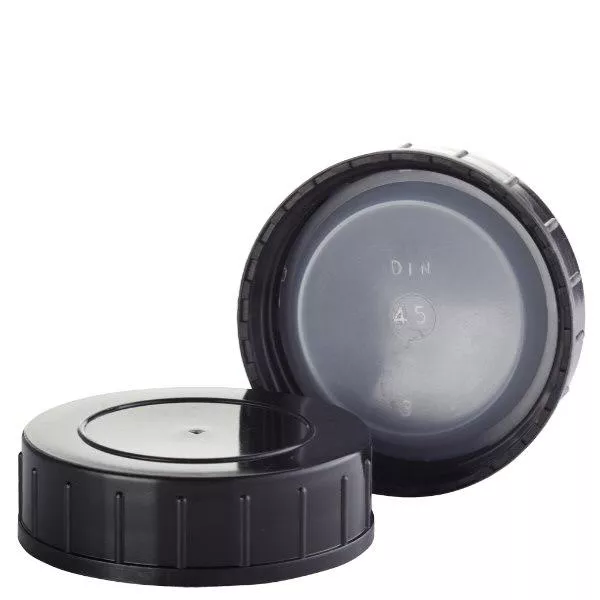 Schroefdop zwart van PPN 45mm (DIN 45)