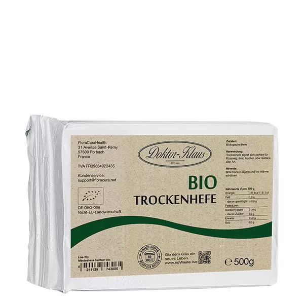 500g biologische droge gist Doktor-Klaus GrossVerpakking(en)