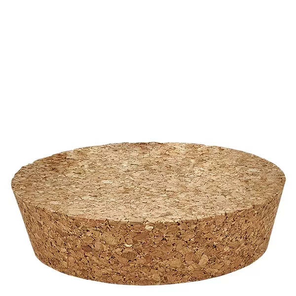 Kurk voor opening 75mm WECK RR80 (ø72/82, H=20mm) WECK kurkstop RR80 voor 75mm opening gemaakt van natuurkurk bruin rond 72-82mm diameter 20mm hoogte sluiting