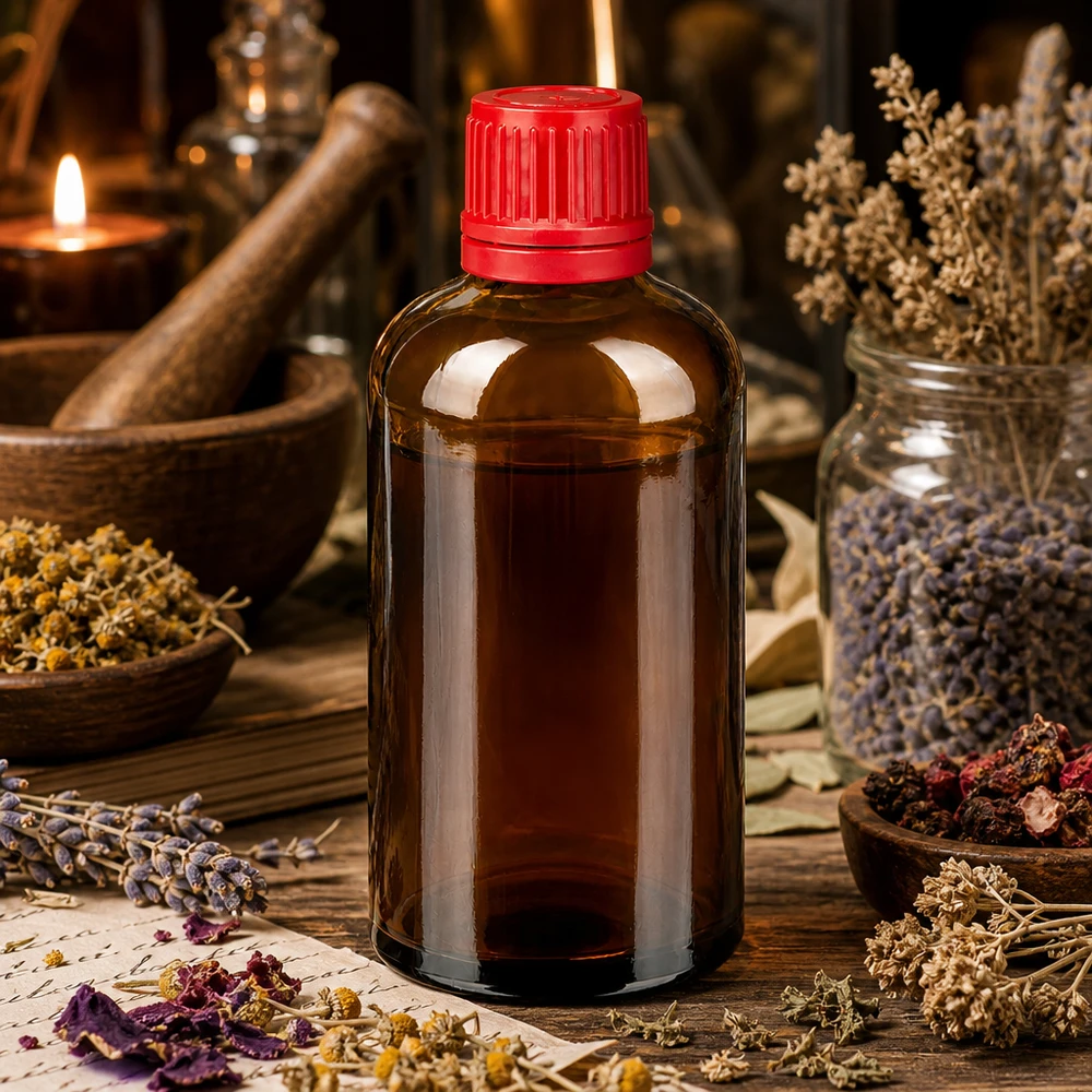 100ml fles 11mm SV rood OV BrownLine UT18/100 Traditionele apothekersfles 100ml van bruin glas - al generaties lang bewezen kwaliteit