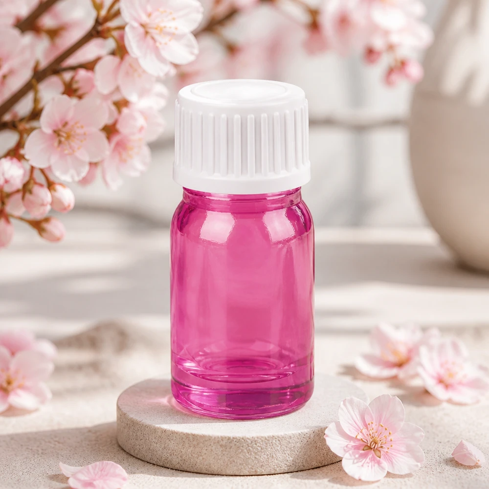5ml druppelflesje 0.9mm wit standaard PurpleLine UT18/5 Klein druppelflesje 5ml violet transparant ideaal voor essentiële oliën en essences PurpleLine