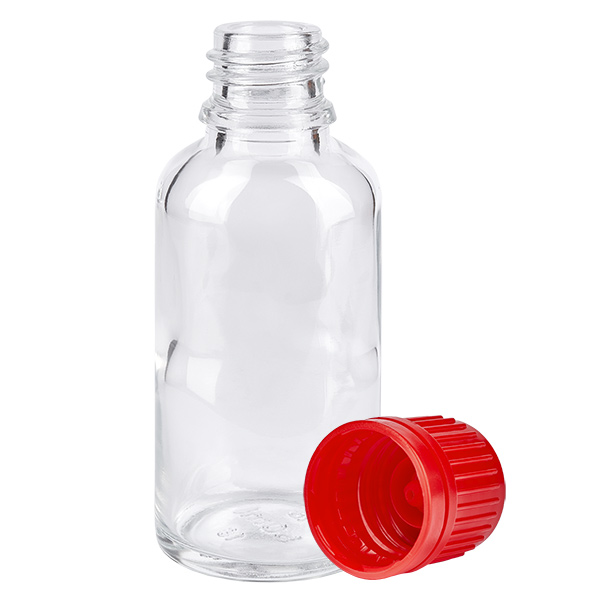30ml flesje 11mm SV rood OV ClearLine UT18/30 30ml flesje 11mm SV rood OV ClearLine UT18/30