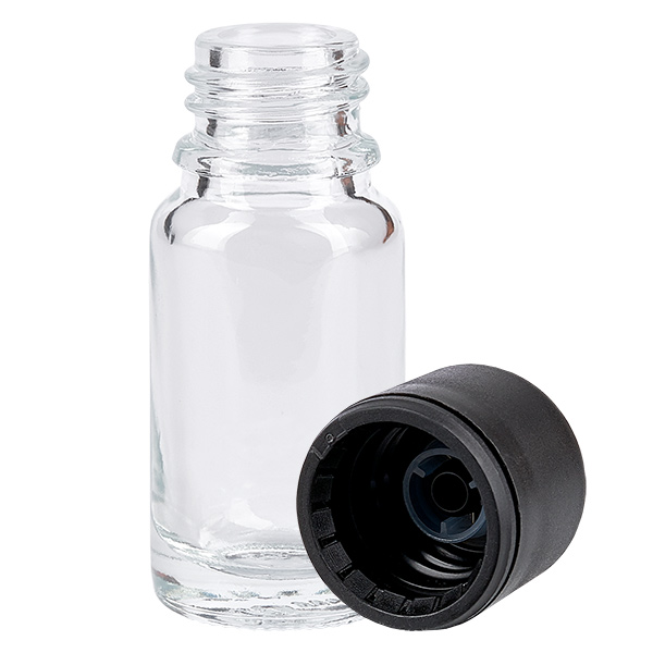 10ml flacon 6mm SV zwart STD ClearLine UT18/10 10ml flacon 6mm SV zwart STD ClearLine UT18/10