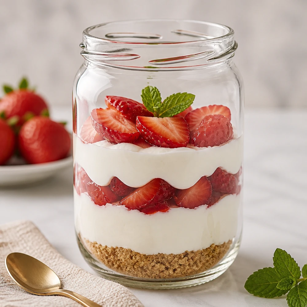 UNiTWIST Runda 555 - Rundglas Inhalt 555ml TO82 Stevige bewaarpot van 555 ml, Runda, geschikt als moderne serveerpot voor gelaagde desserts