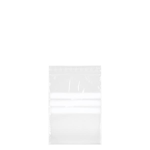 100 PolyZip-zakken 80x120mm met etiket dikte: 50 mµ 100 PolyZip-zakken 80x120mm met etiket dikte: 50 mµ